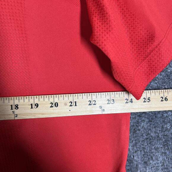 Nike Golf Polo Shirt Mens XL Red Tour Performance Dri-Fit Athletic 400769-643 - Picture 6 of 8